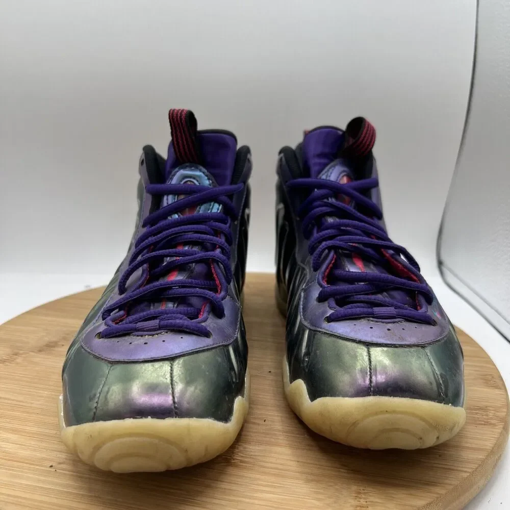 Nike Womens Size 7.5 Little Posite One GS Iridescent 644791-602 Foamposite Shoes - Picture 2 of 8